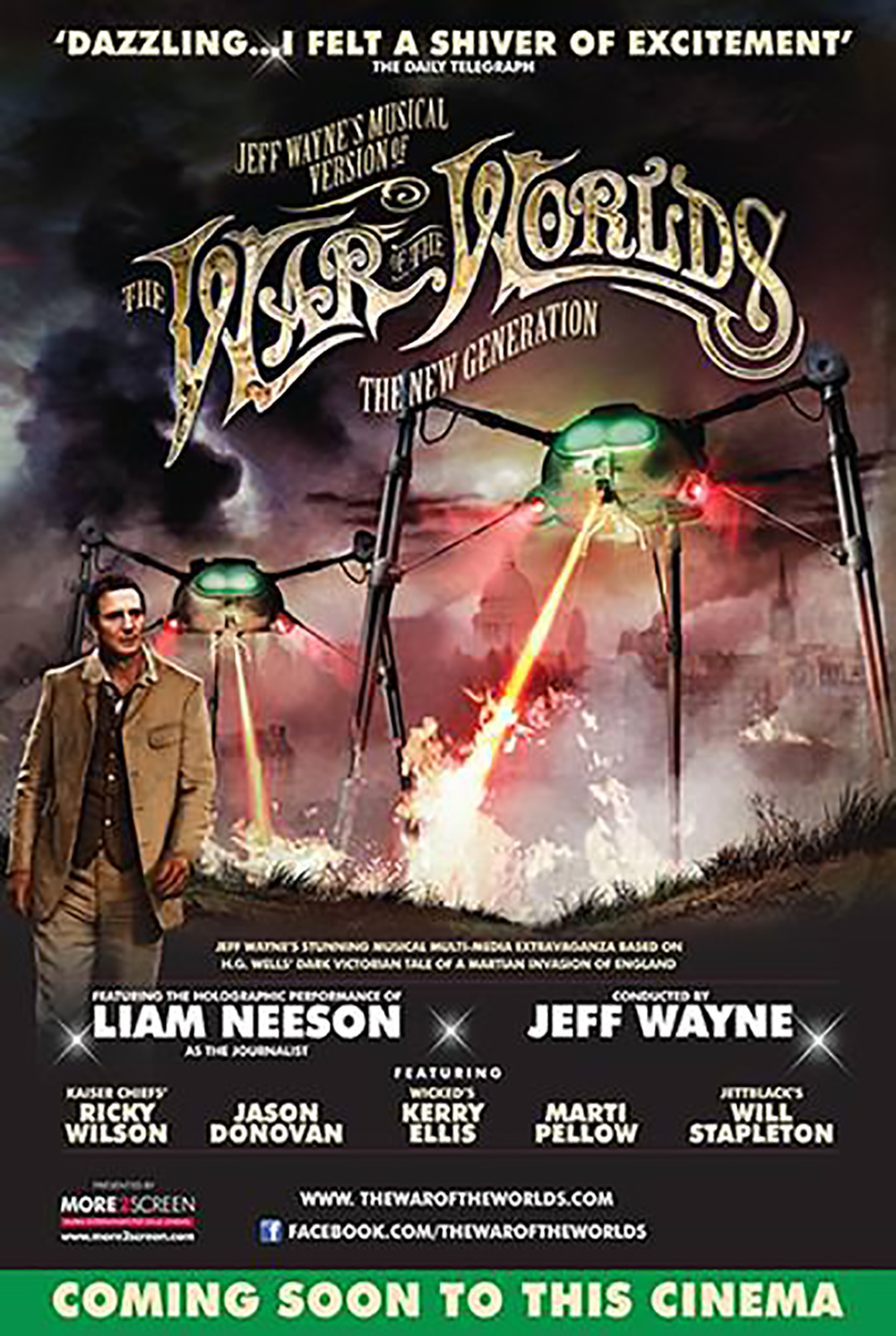 LugaTv | Watch Jeff Waynes Musical Version of the War of the Worlds Alive on Stage! The New Generation for free online